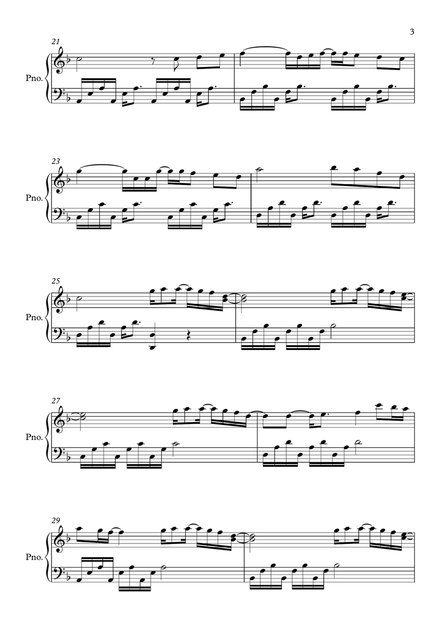 We Don't Talk Anymore Piano Solo scores gallery preview page 3