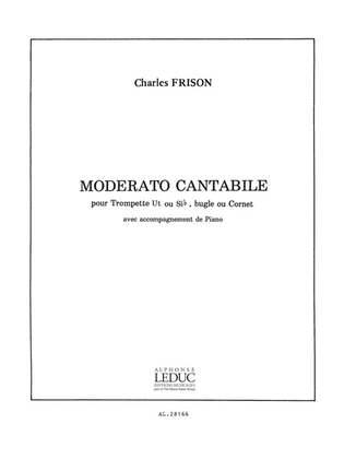 Book cover for Moderato Cantabile (trumpet & Piano)