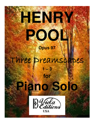 Book cover for Three Dreamscapes for Piano Solo (1-3)