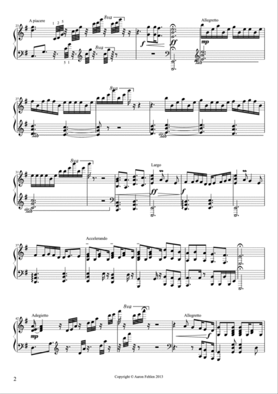 We Three Kings Piano Solo scores gallery preview page 2
