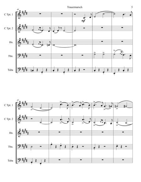 Trauermarsch from Symphony n. 5