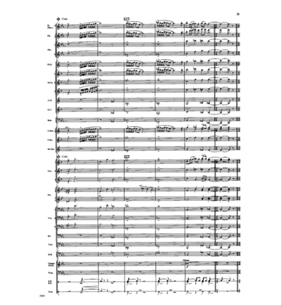Symphonic Scenario Symphonic Scenario Concert Band scores gallery preview page 20