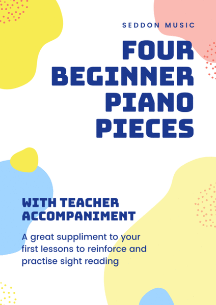 4 Beginner Piano Pieces with Teacher Accompaniment image number null