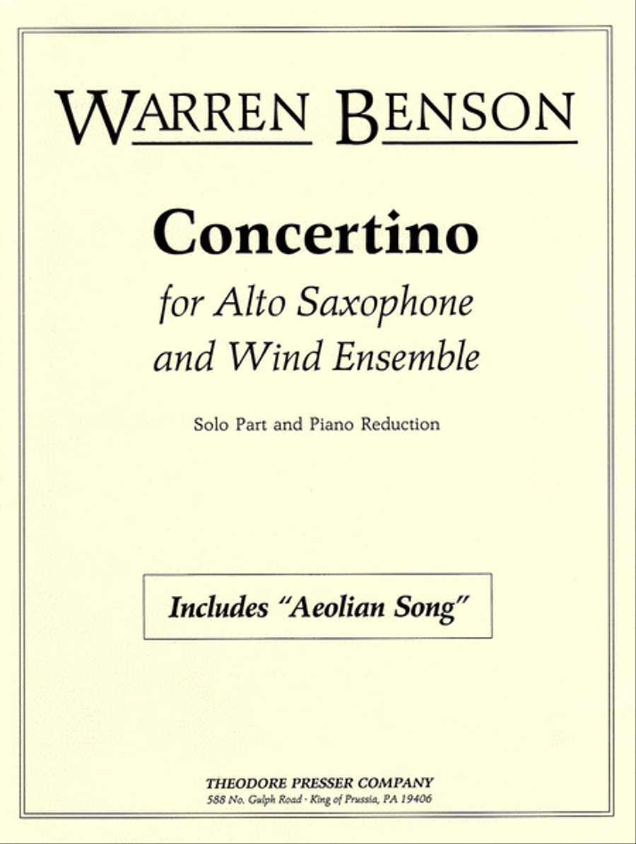 Concertino Chamber Music scores gallery preview page 1