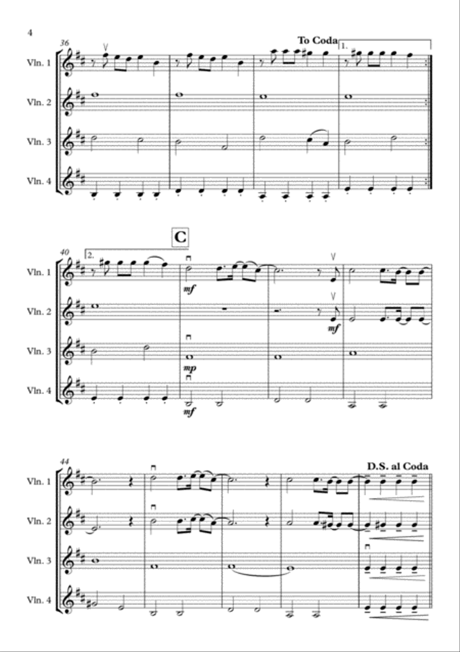 Radioactive Radioactive Violin scores gallery preview page 4