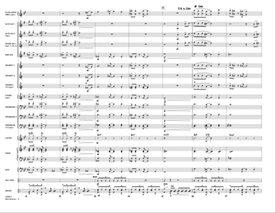 Blue Breezes Blue Breezes Jazz Ensemble scores gallery preview page 6