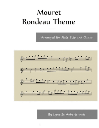 Rondeau Theme - Flute Solo with Guitar Chords