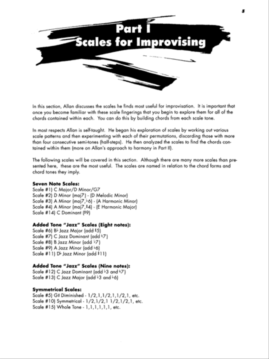 Allan Holdsworth -- Just for the Curious Electric Guitar scores gallery preview page 3