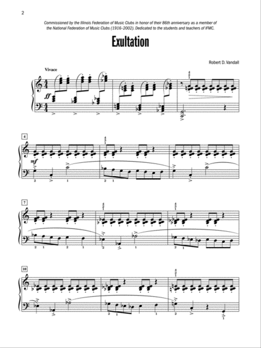 Celebrated Virtuosic Solos, Book 5 Piano Solo scores gallery preview page 2
