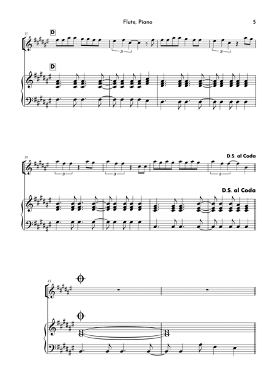 305 Flute Solo scores gallery preview page 5
