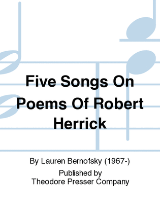 Five Songs On Poems Of Robert Herrick