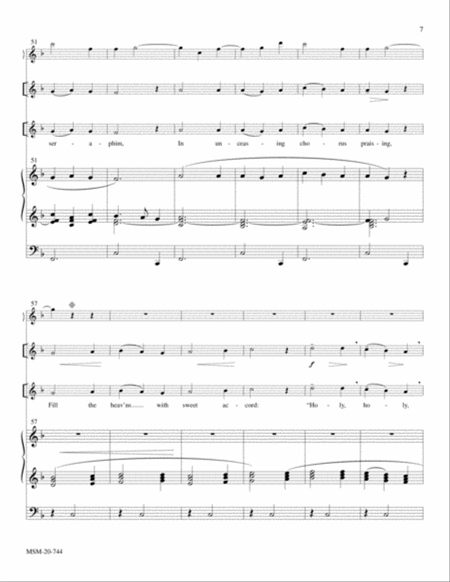Holy God, We Praise Your Name Choir scores gallery preview page 6