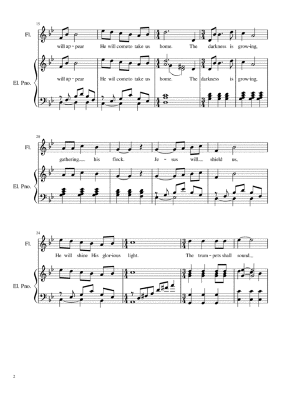 Soon He'll appear Soon He'll appear Unison Choir scores gallery preview page 2