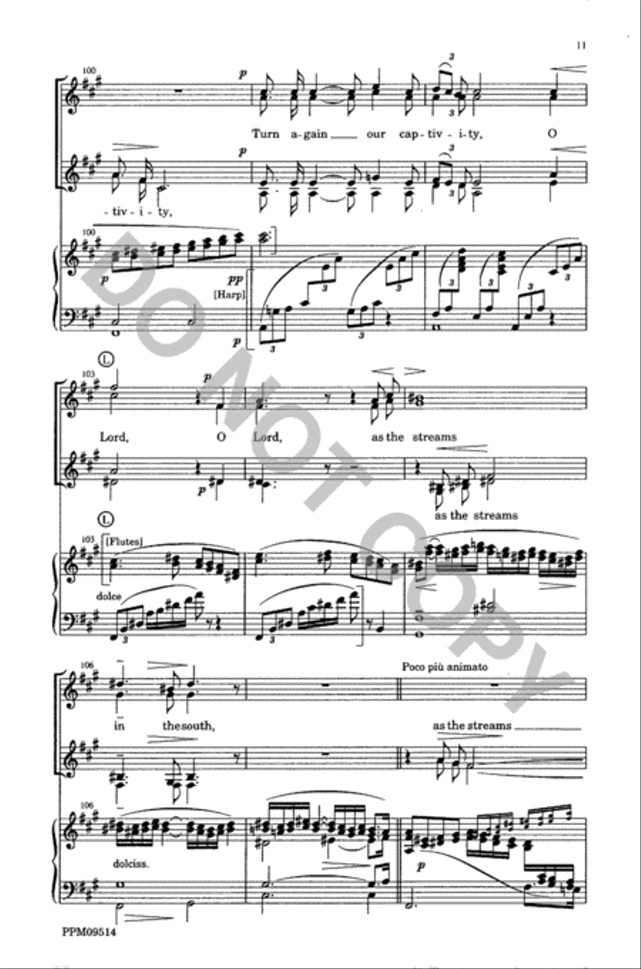 By the Rivers of Babylon SSAA scores gallery preview page 12