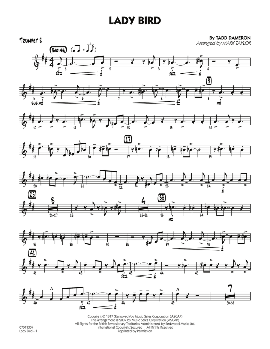 Lady Bird - Trumpet 2