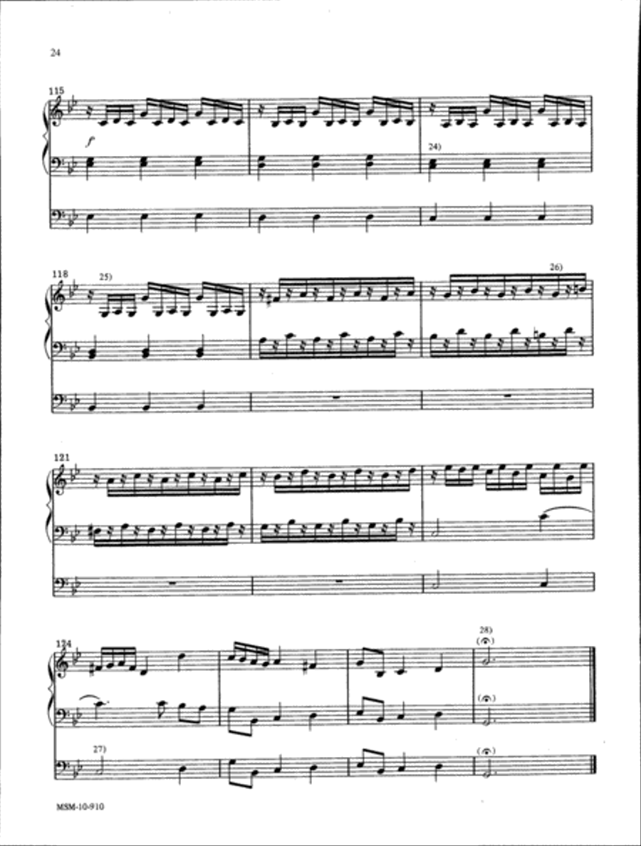 Concerto in G Minor Organ scores gallery preview page 9