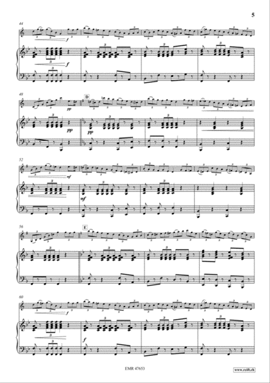 Air Varie Clarinet Solo scores gallery preview page 6