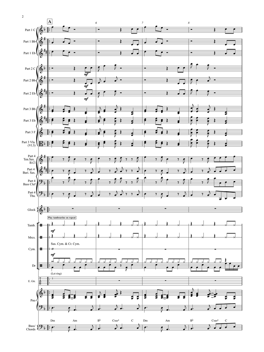 Souled Out (Flexible Instrumentation) Concert Band scores gallery preview page 5