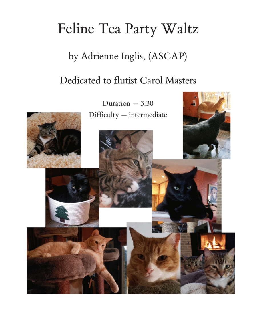 Feline Tea Party Waltz Chamber Music scores gallery preview page 1