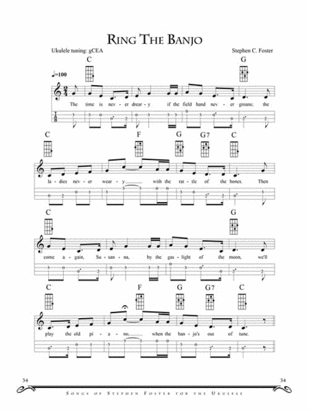 Songs of Stephen Foster for the Ukulele image number null