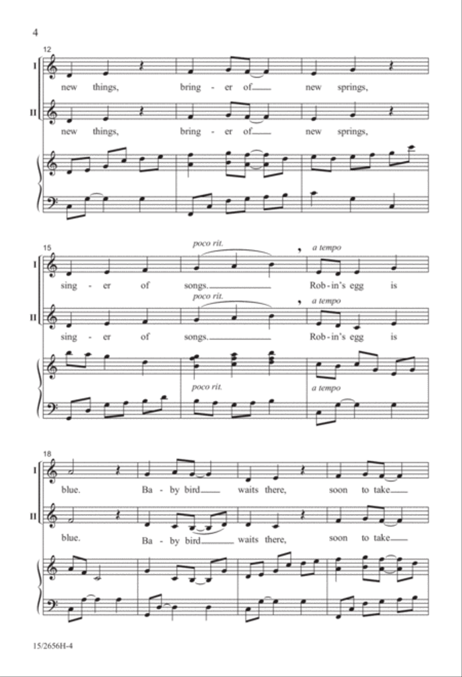 Robin's Egg Is Blue 2-Part scores gallery preview page 4