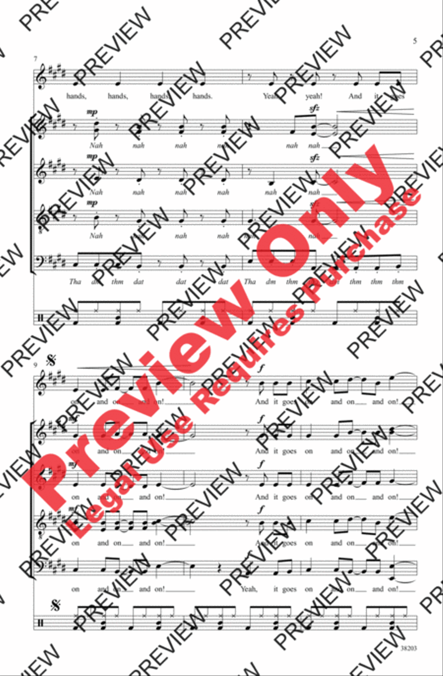 Dynamite 4-Part scores gallery preview page 5