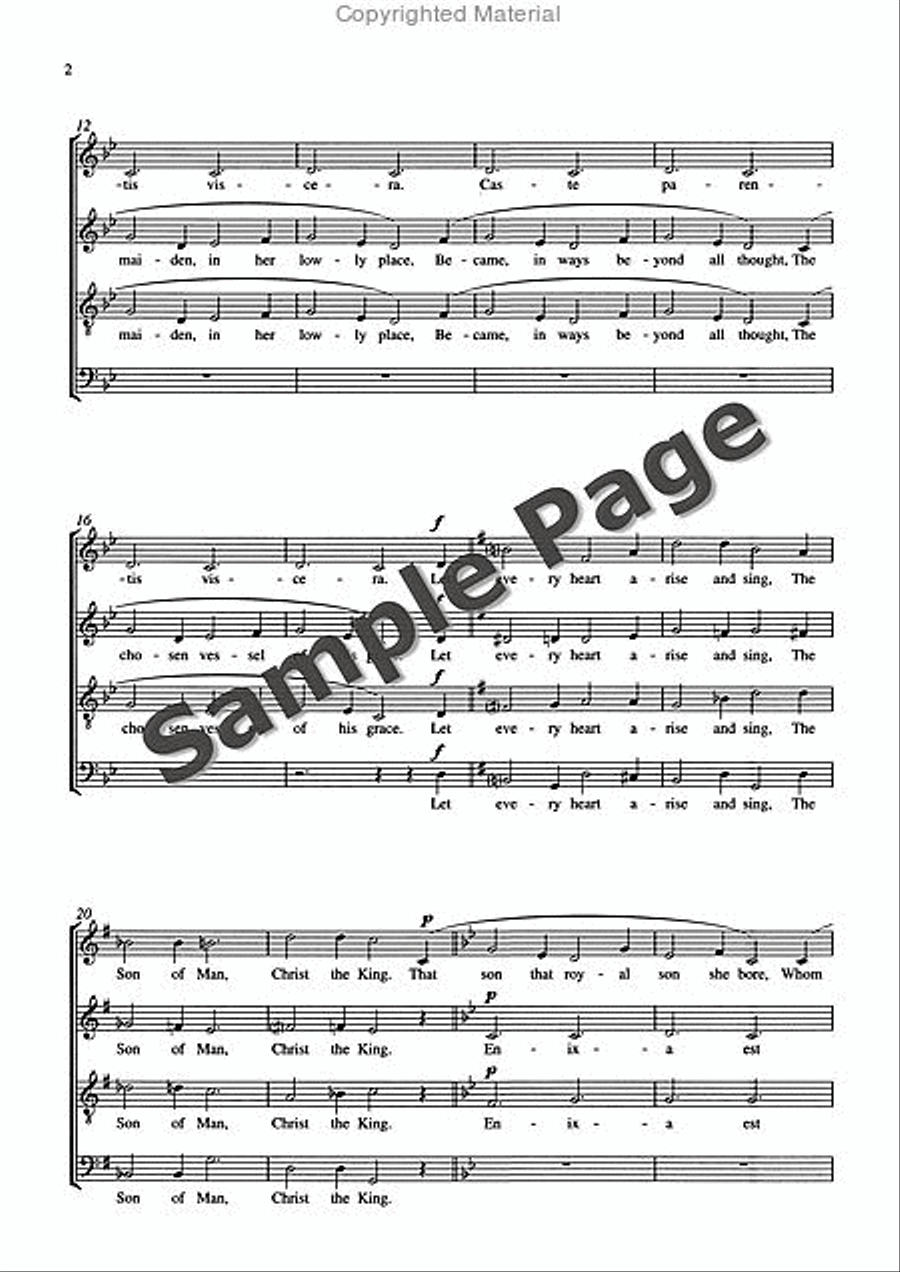 3 Carols 3 Carols 4-Part scores gallery preview page 5