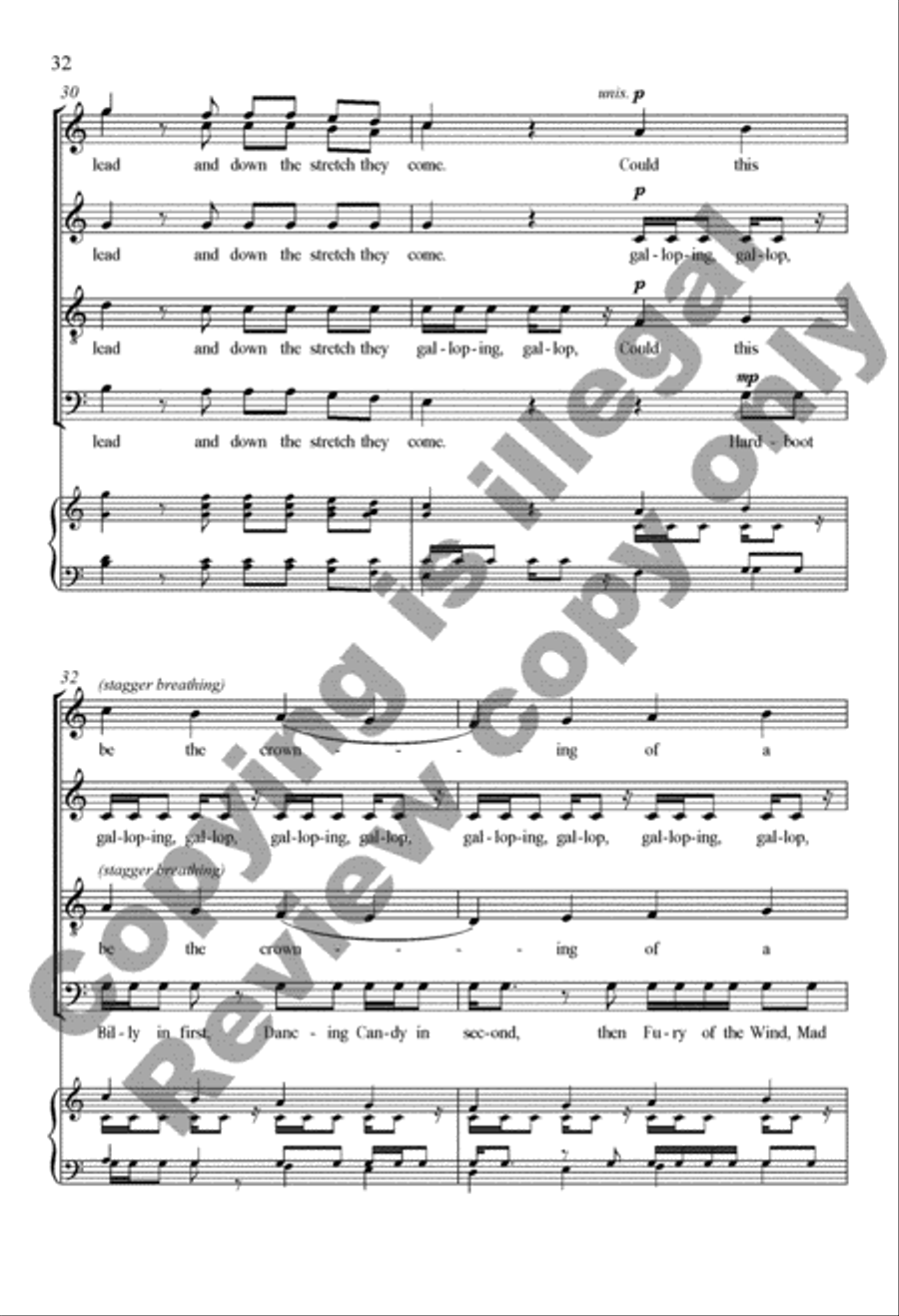 Due South (Complete Collection) 4-Part scores gallery preview page 32