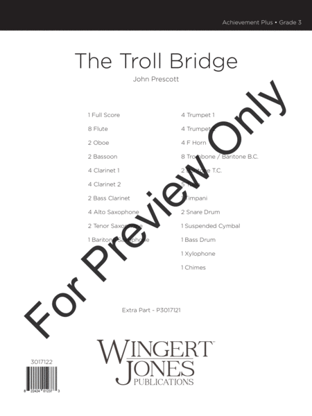 The Troll Bridge - Full Score image number null