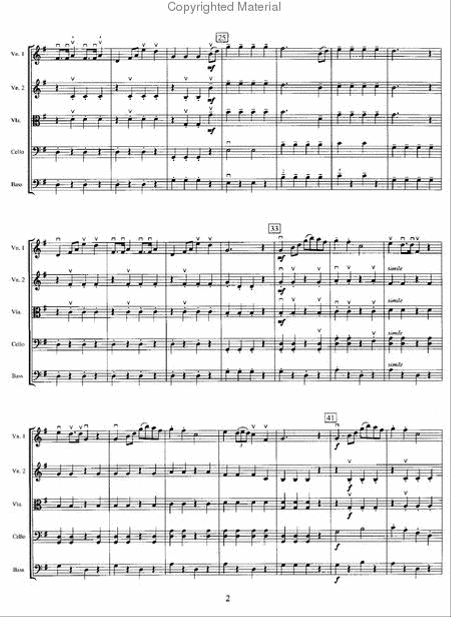 Swedish Rhapsody String Orchestra scores gallery preview page 3