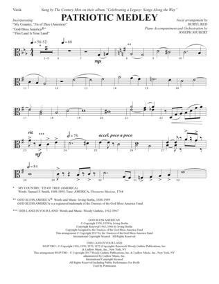 Patriotic Medley - Viola
