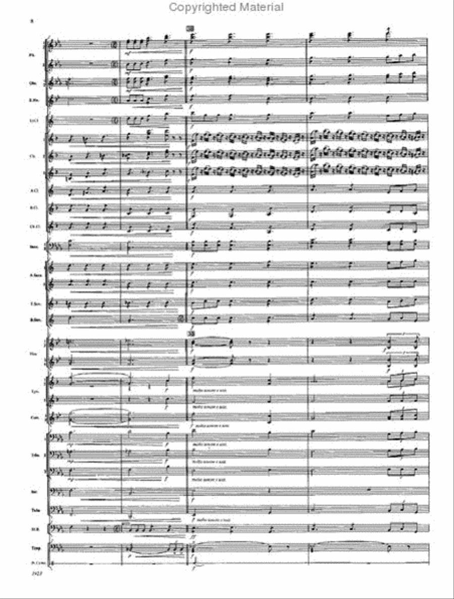 Pilgrim's Chorus Concert Band scores gallery preview page 6