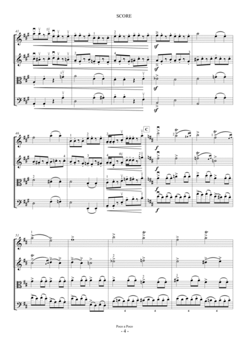 Poco a Poco (For String Quartet) image number null