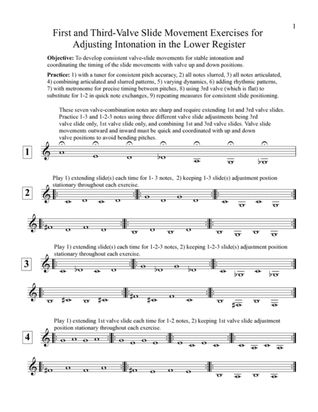 Supplemental Practice Alternatives for Trumpet