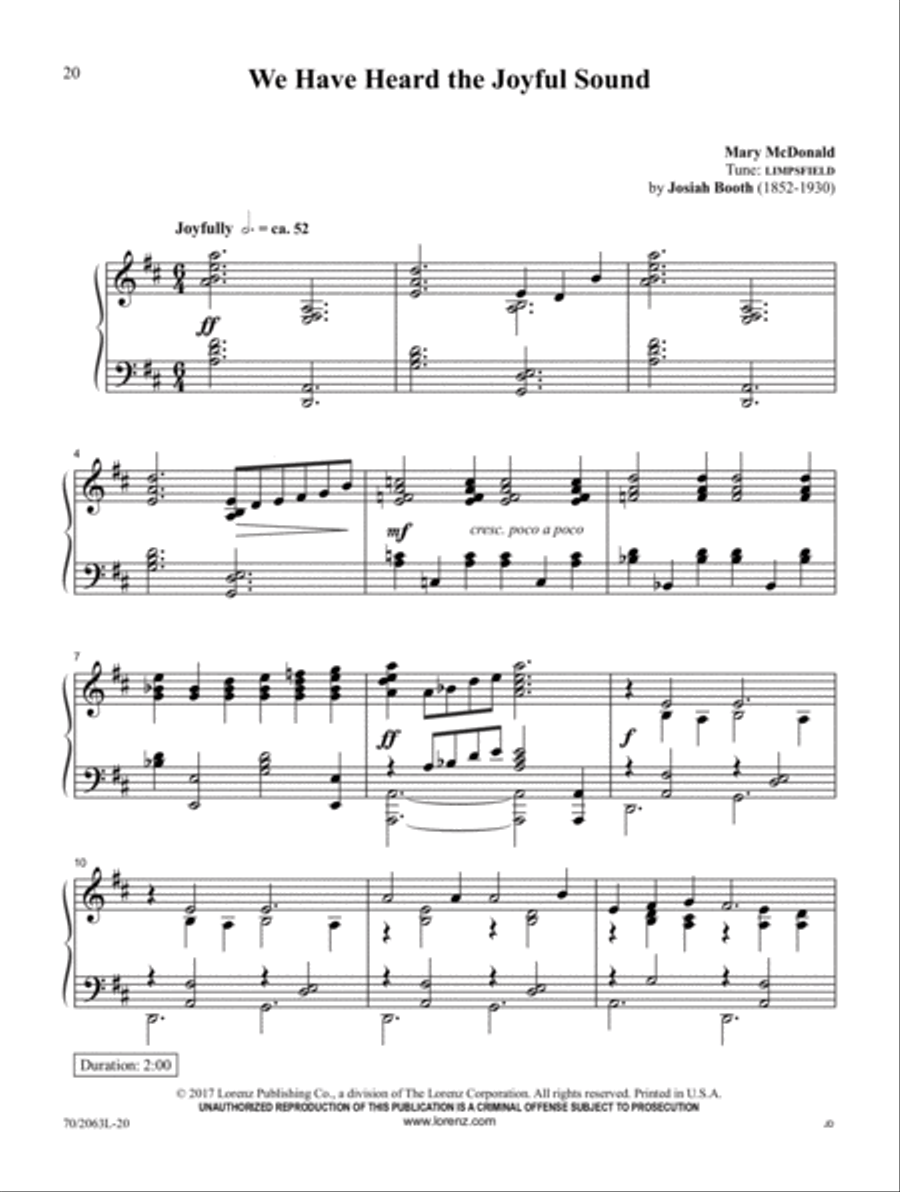 Break Forth Into Song Piano Solo scores gallery preview page 11