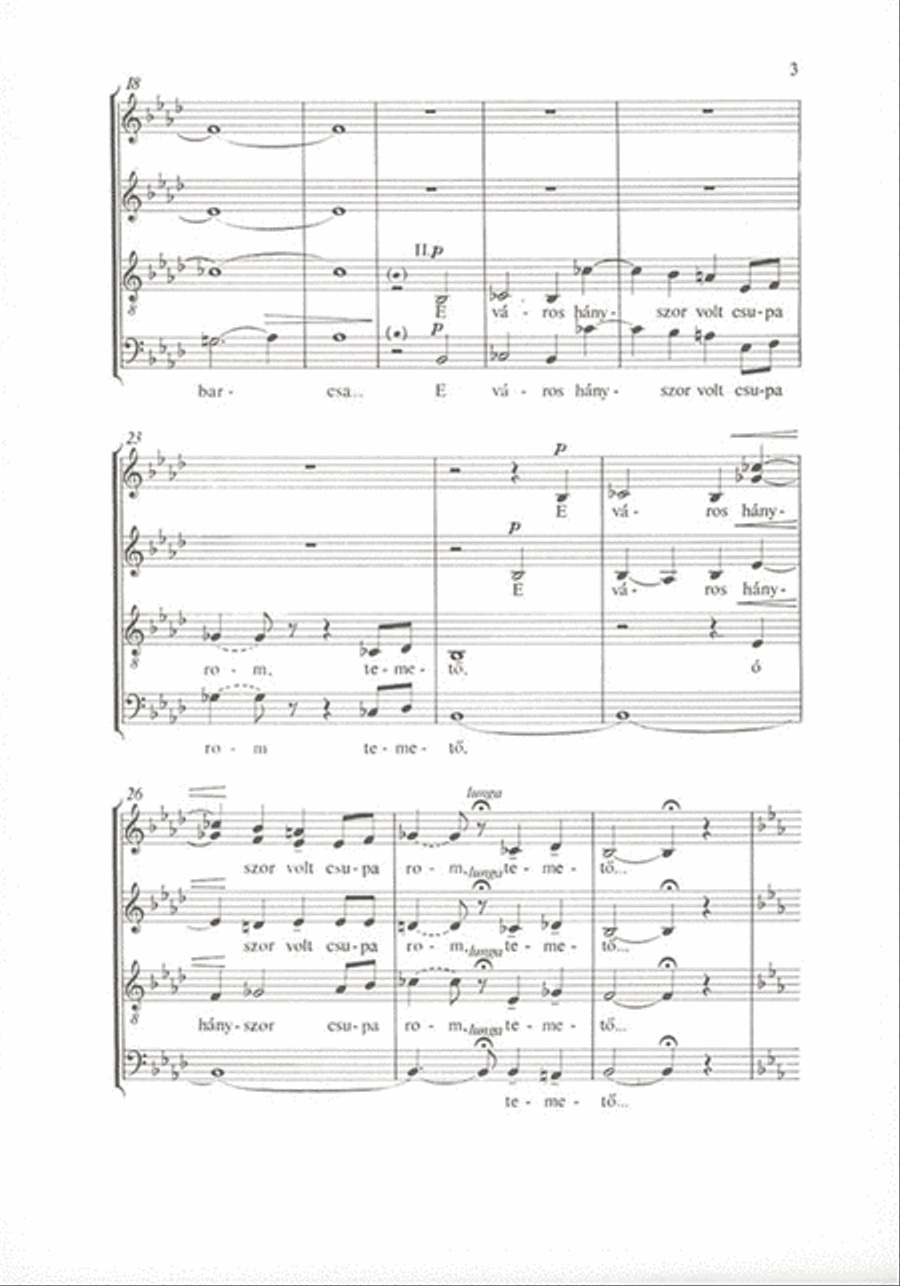 Székesfehérvár A Cappella scores gallery preview page 3