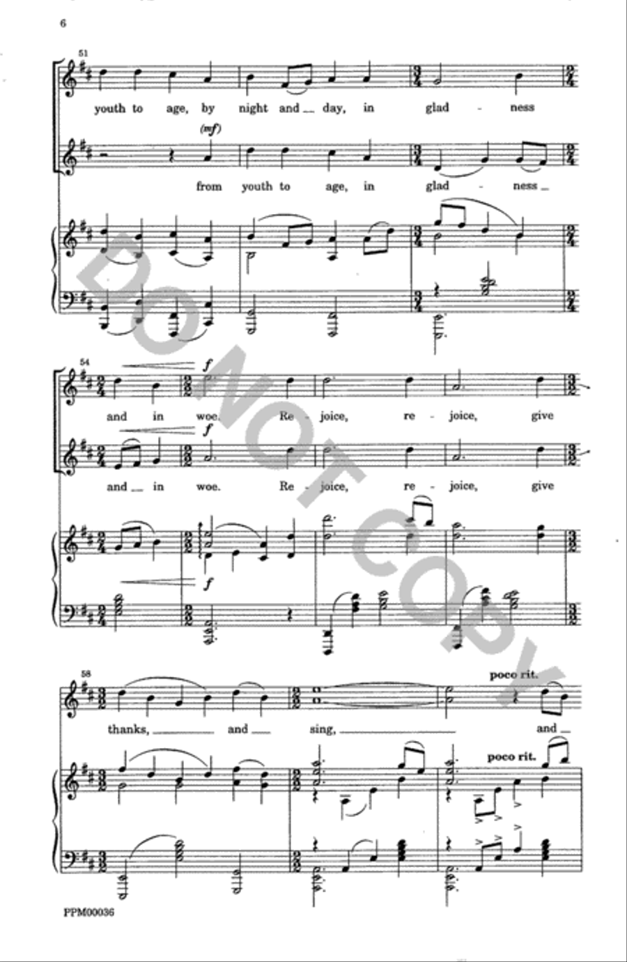 Rejoice Ye Pure in Heart Rejoice Ye Pure in Heart Unison Choir scores gallery preview page 7