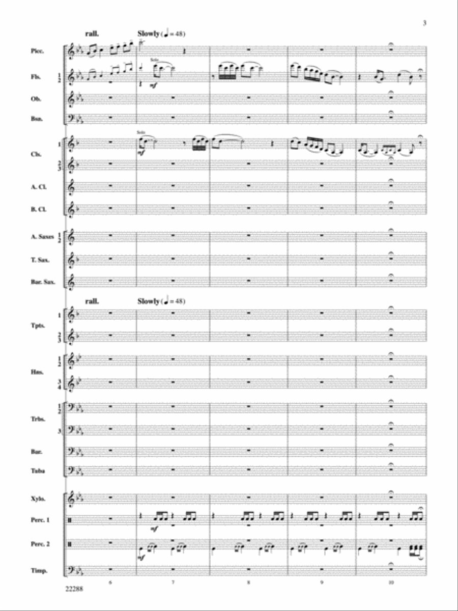 Mandjiani Concert Band scores gallery preview page 3