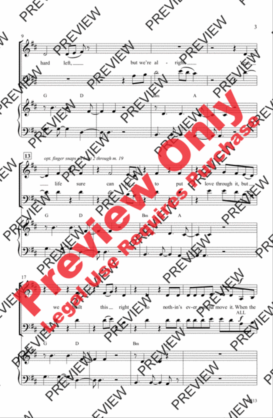 The Bones 4-Part scores gallery preview page 3