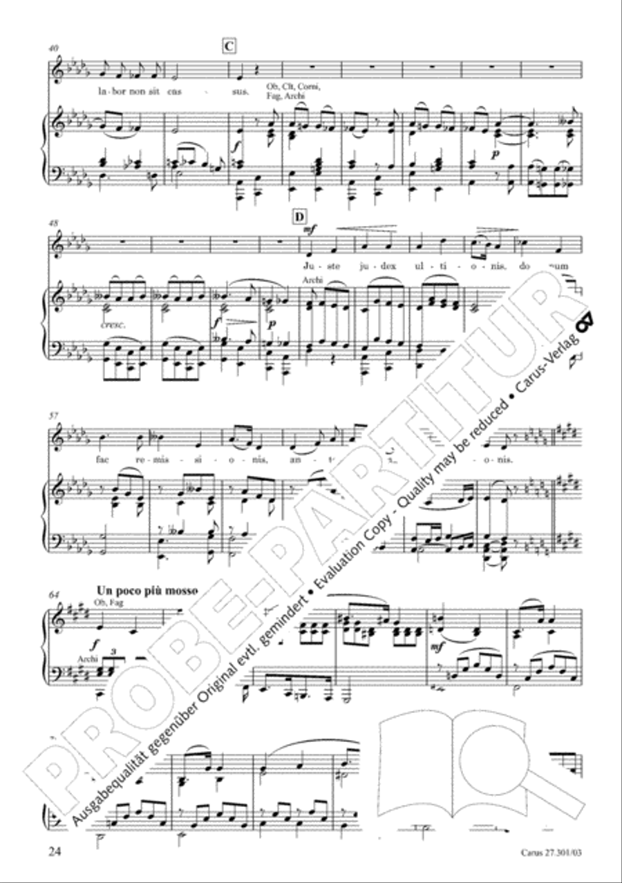 Requiem in F minor Requiem in F minor 4-Part scores gallery preview page 29