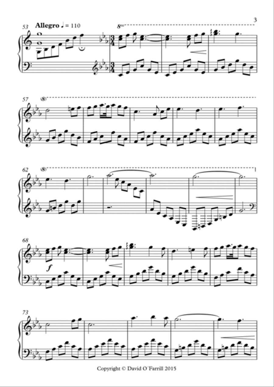 Prologue: Childhood Piano Solo scores gallery preview page 3