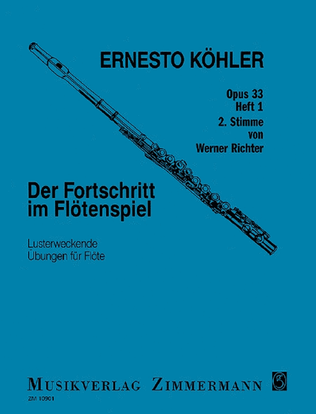 Book cover for Der Fortschritt im Flötenspiel