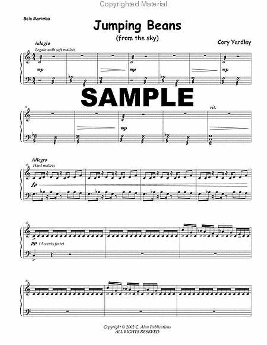 Jumping Beans Jumping Beans Percussion Ensemble scores gallery preview page 2