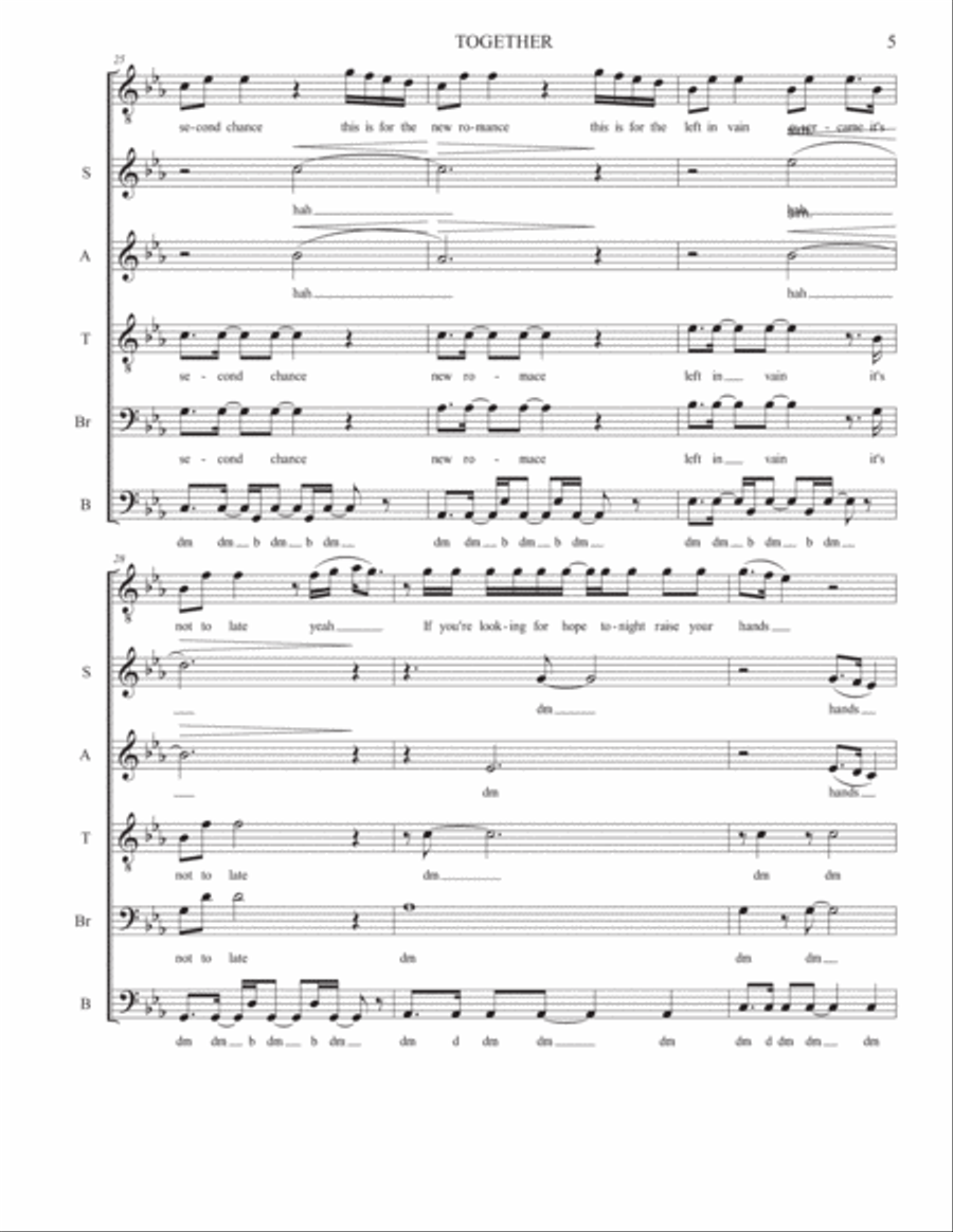 Together Together Divisi scores gallery preview page 5