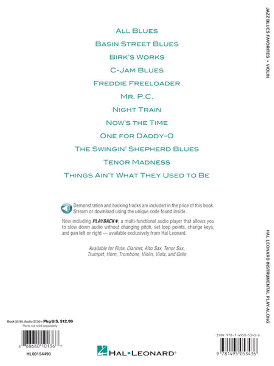 Jazz Blues Favorites Jazz Blues Favorites Violin Solo scores gallery preview page 5