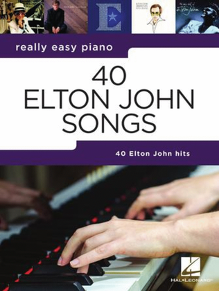Book cover for 40 Elton John Songs