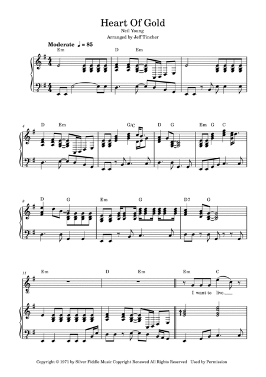 Heart Of Gold Voice scores gallery preview page 2