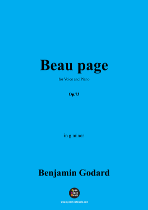 B. Godard-Beau page,Op.73,in g minor