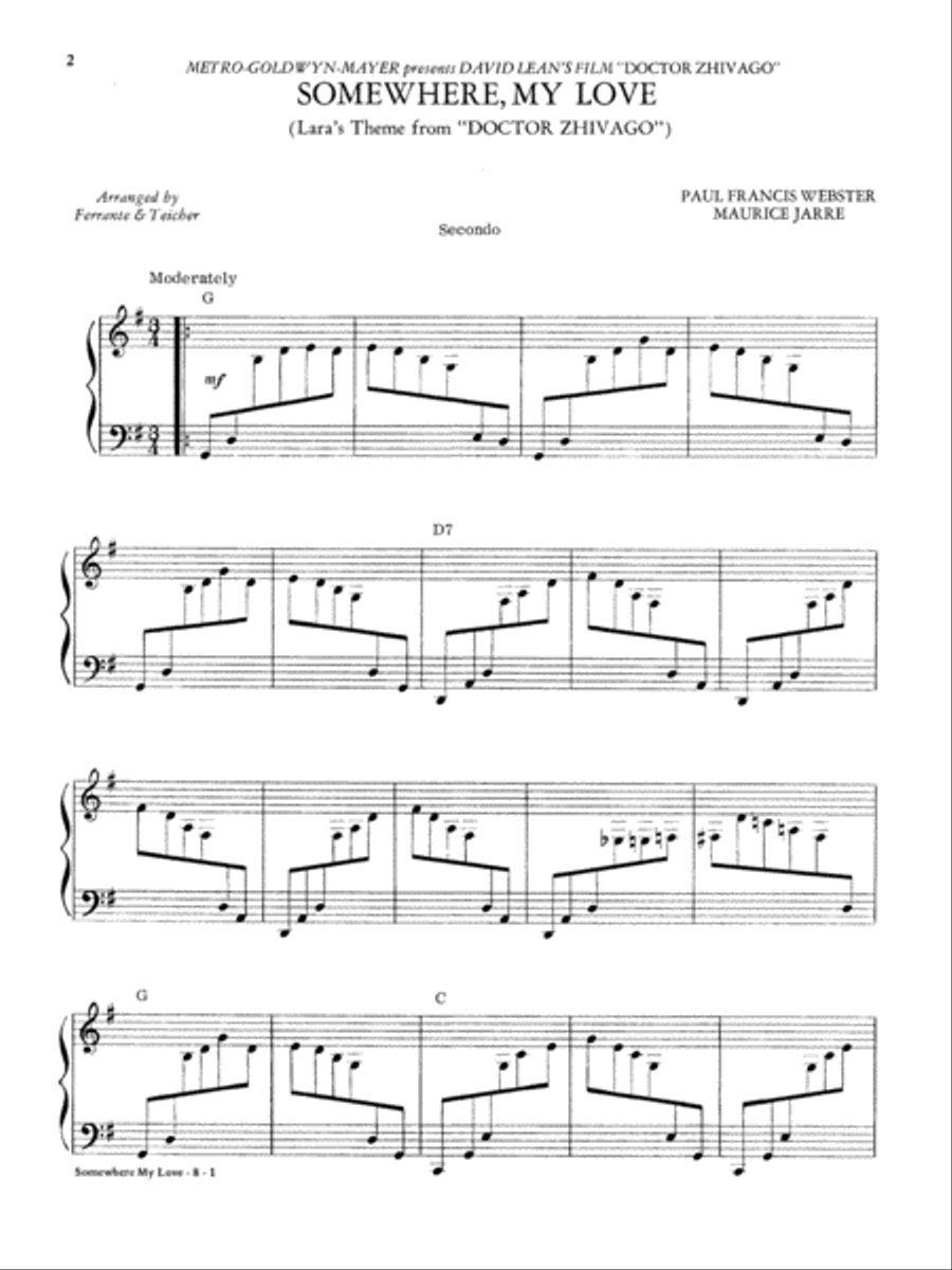 The Best of Ferrante & Teicher's Piano Duets Small Ensemble scores gallery preview page 3