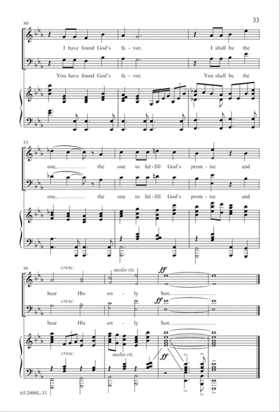 Rise Up! A New Light A-Comin’ 4-Part scores gallery preview page 34